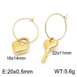 SS Gold-Plating Earring