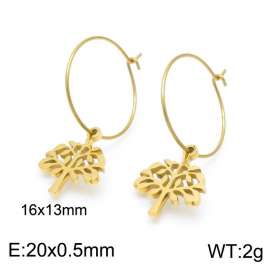 SS Gold-Plating Earring