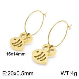 SS Gold-Plating Earring