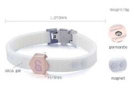 Stainless Steel Rubber Bracelet