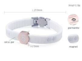 Stainless Steel Rubber Bracelet