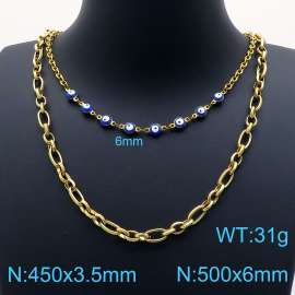 SS Gold-Plating Necklace