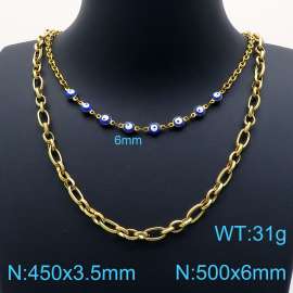 SS Gold-Plating Necklace