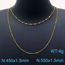 SS Gold-Plating Necklace