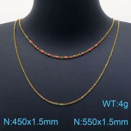 SS Gold-Plating Necklace