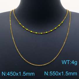 SS Gold-Plating Necklace