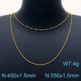 SS Gold-Plating Necklace