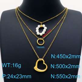 SS Gold-Plating Necklace