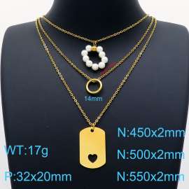 SS Gold-Plating Necklace