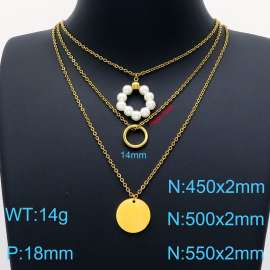 SS Gold-Plating Necklace