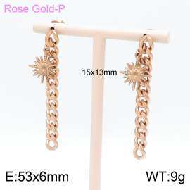 SS Rose Gold-Plating Earring