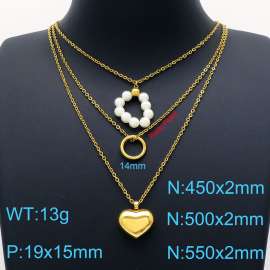 SS Gold-Plating Necklace