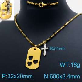 SS Gold-Plating Necklace