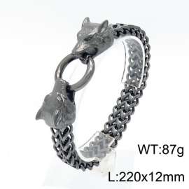 Stainless Steel Black-plating Bracelet