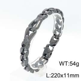 Stainless Steel Black-plating Bracelet