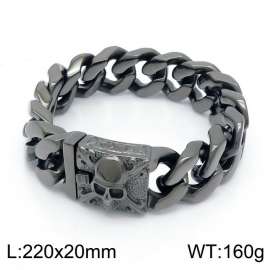 Stainless Steel Black-plating Bracelet