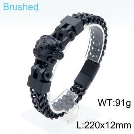 Stainless Steel Black-plating Bracelet