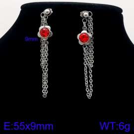 Stainless Steel Stone&Crystal Earring