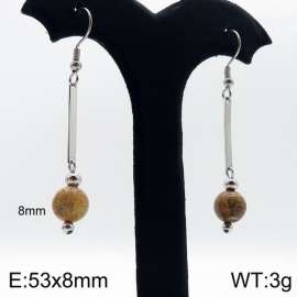 Stainless Steel Stone&Crystal Earring