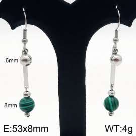 Stainless Steel Stone&Crystal Earring