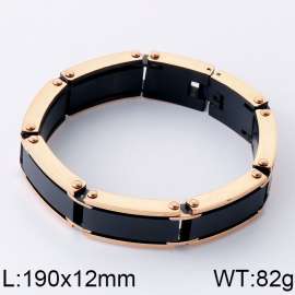 Stainless Steel Black-plating Bracelet