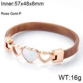 Stainless Steel Rose Gold-plating Bangle