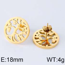 SS Gold-Plating Earring