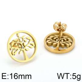 SS Gold-Plating Earring