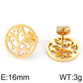 SS Gold-Plating Earring