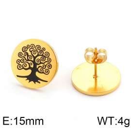 SS Gold-Plating Earring