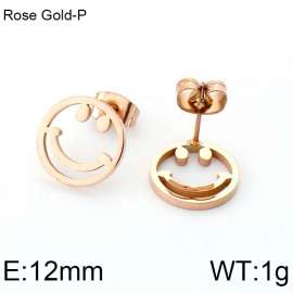 SS Rose Gold-Plating Earring