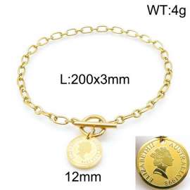 Stainless Steel Gold-plating Bracelet