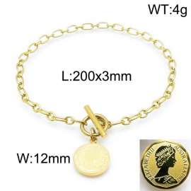 Stainless Steel Gold-plating Bracelet