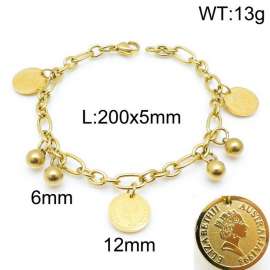 Stainless Steel Gold-plating Bracelet