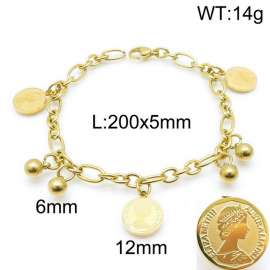 Stainless Steel Gold-plating Bracelet