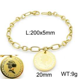 Stainless Steel Gold-plating Bracelet