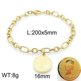 Stainless Steel Gold-plating Bracelet