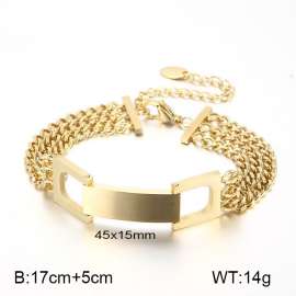 Stainless Steel Gold-plating Bracelet