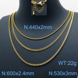 SS Gold-Plating Necklace