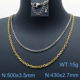 SS Gold-Plating Necklace