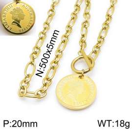 SS Gold-Plating Necklace