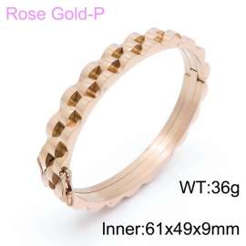 Stainless Steel Rose Gold-plating Bangle