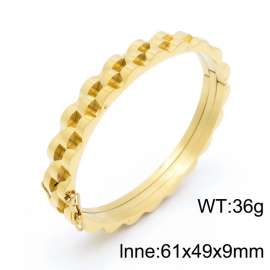 Stainless Steel Gold-plating Bangle