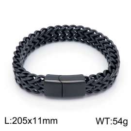 Stainless Steel Black-plating Bracelet