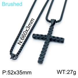 Stainless Steel Black-plating Necklace