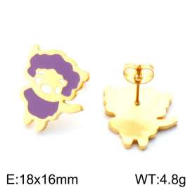 SS Gold-Plating Earring