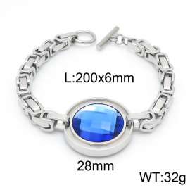 Stainless Steel Stone Bracelet