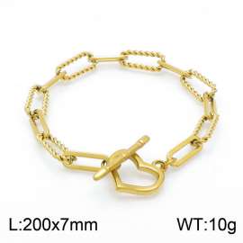 Stainless Steel Gold-plating Bracelet