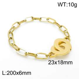 Stainless Steel Gold-plating Bracelet