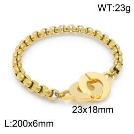 Stainless Steel Gold-plating Bracelet